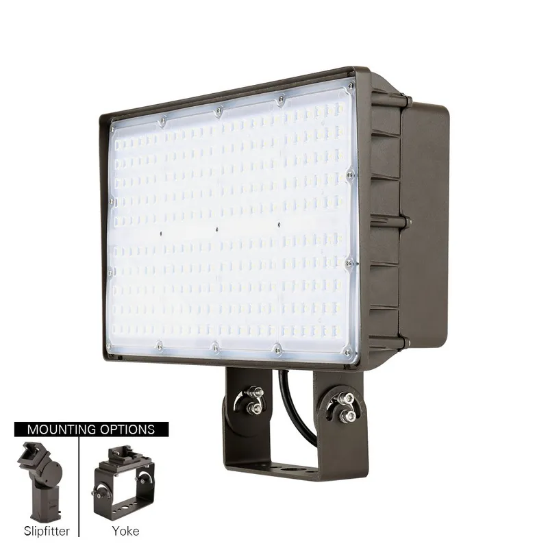 Konlite LED Outdoor Flood Light - 200W - 26,000 lumens - 5000K - Optional Dusk To Dawn Photocell - 120-277V - 750W Equal — Revolve LED LED Flood Lights 200.0W 5000K