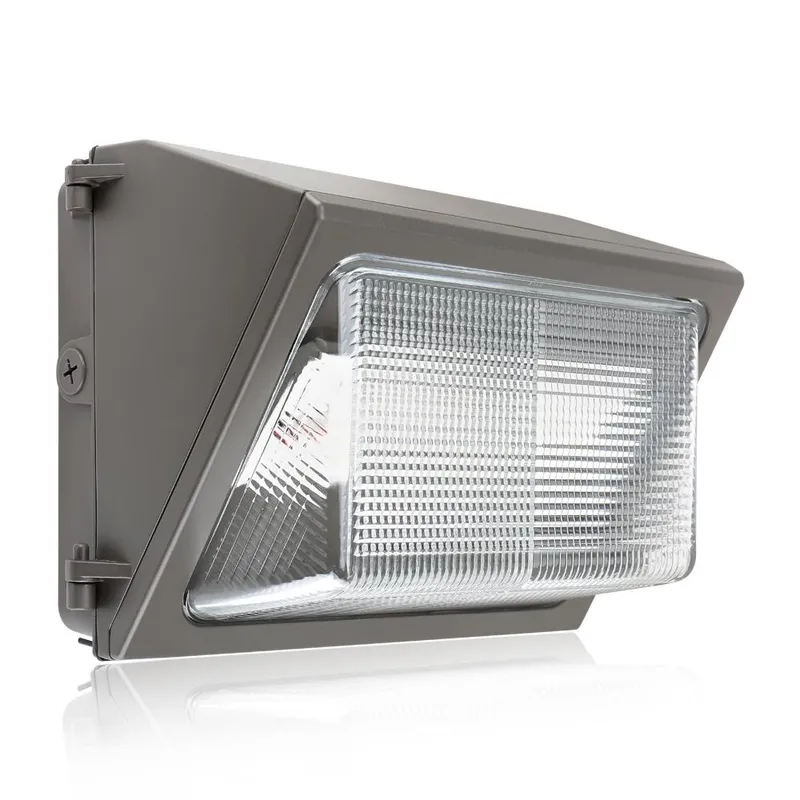 Konlite LED Wall Pack Light With Photocell - 80W - 11,600 lumens - 5000K - 0-10V Dimmable - 120-277V - 250W Equal — Revolve LED LED Wall Lights 80.0W 5000K