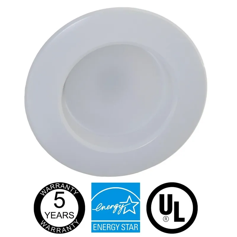 LED One Distribution - 5-6" LED Recessed Downlight - 12W - 120V - 800 lumens - 5000K - Dimmable — Revolve LED LED Downlights 12.0W 5000K
