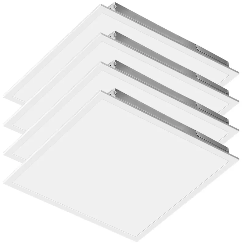2X2 LED Flat Panel Light - 40W/30W/20W - 5370 Lumens - 5000K/4000K/3500K - 120-277V - Pack of 4 — Revolve LED LED Troffers & Panels 40.0W 3500K
