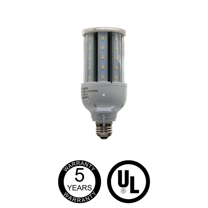 Energetic Lighting LED Corn Bulb E26 Medium Screw Base - 16W - 120-277V - 1920 lumens - 5000K  - 60W Equal — Revolve LED LED Linear Lights 16.0W 5000K