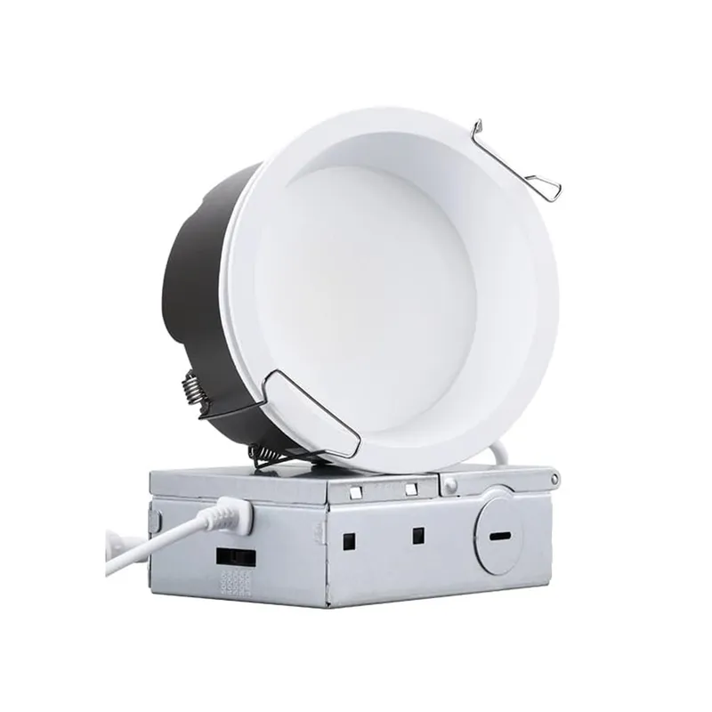 TORCHSTAR 4-Inch LED Narrow Trim Deep Anti-Glare Canless Downlight — TORCHSTAR Lighting LED Downlights  2700K