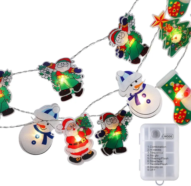 20 LEDs Christmas Decoration 3D Hanging Mini LED Lights for Party — TORCHSTAR Lighting LED Pendant Lights  2800K