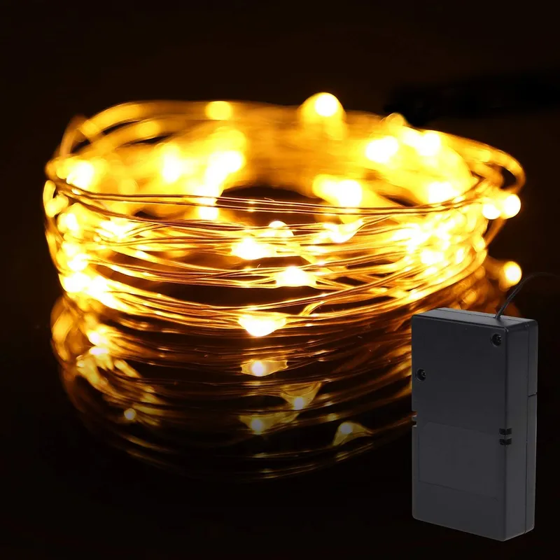 10ft (3m) 30LEDs Fairy LED Wire String Lights - Battery Powered Starry Lights for Festival — TORCHSTAR Lighting LED General Lighting  