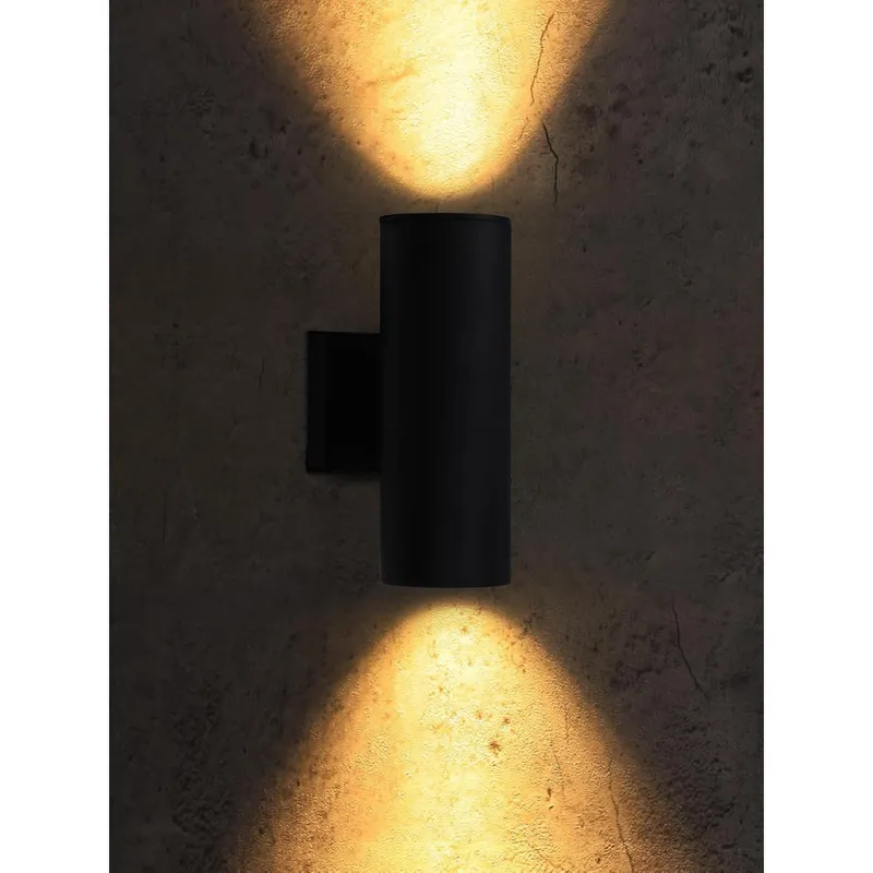 TORCHSTAR Modern Outdoor Cylinder Wall Lights — TORCHSTAR Lighting LED Wall Lights 40.0W 