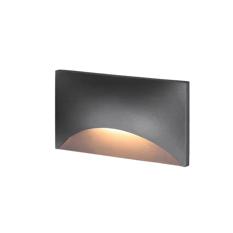 TORCHSTAR 5CCT 120V Horizontal C-shaped Step Light — TORCHSTAR Lighting LED Bollards & Pathway Lights 3.0W 