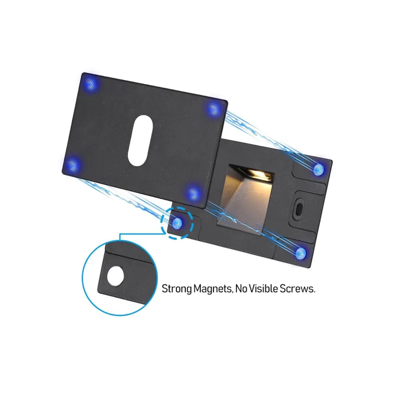 TORCHSTAR 5CCT 120V LED Step Light Dimmable Pin Hole Stair Light — TORCHSTAR Lighting LED Wall Lights  