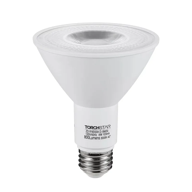 TORCHSTAR P-series 8W PAR30 LED Bulb - Standard - 3000K/5000K — TORCHSTAR Lighting LED Bulbs & Lamps 8.0W 3000K