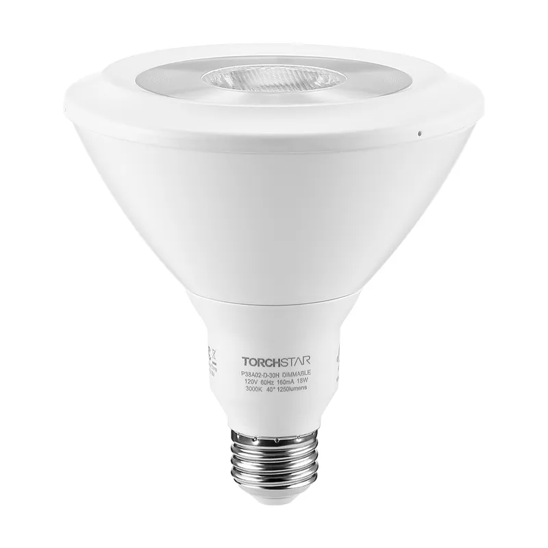 L-series 18W PAR38 LED Bulb - 3000K/4000K/5000K — TORCHSTAR Lighting LED Bulbs & Lamps 18.0W 3000K
