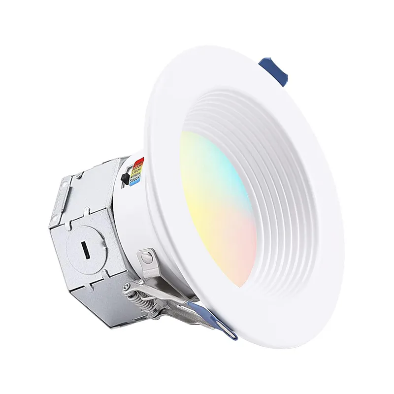Bafflux 4" Glare-free LED Recessed Light - 10W Dimmable with Baffle Trim — TORCHSTAR Lighting LED Downlights 10.0W 2700K