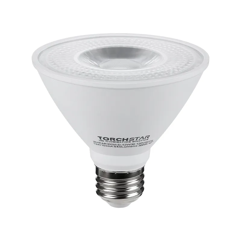E-series 8W PAR30 LED Bulb  - Short Neck - 3000K/5000K — TORCHSTAR Lighting LED Bulbs & Lamps 8.0W 3000K