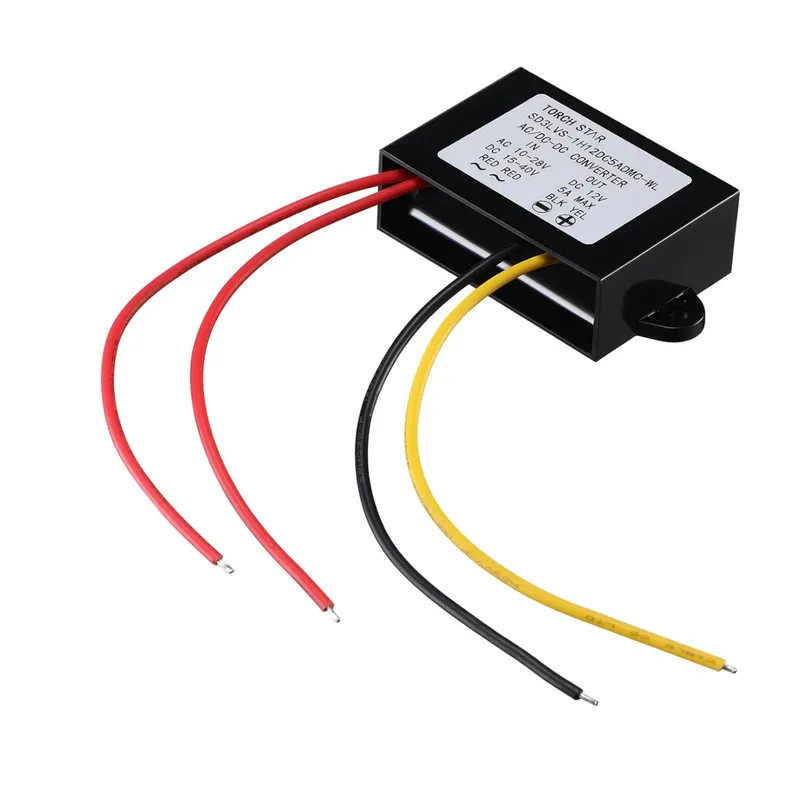 TORCHSTAR Step Down Voltage Convertor 10-28V AC to 12V DC — TORCHSTAR Lighting LED General Lighting 60.0W 