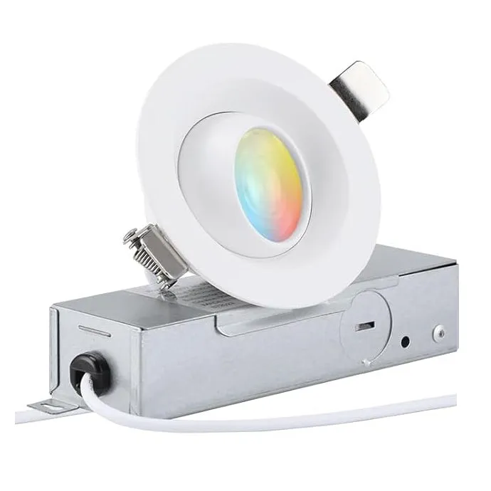 Rotatolux 3" Gimbal Canless LED Recessed Light - DL 7W Dimmable with Narrow Beam Angle — TORCHSTAR Lighting LED Downlights 7.0W 2700K