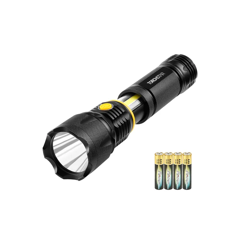 3-Modes LED Camping Flashlight w/ Free AAA Batteries — TORCHSTAR Lighting LED General Lighting  