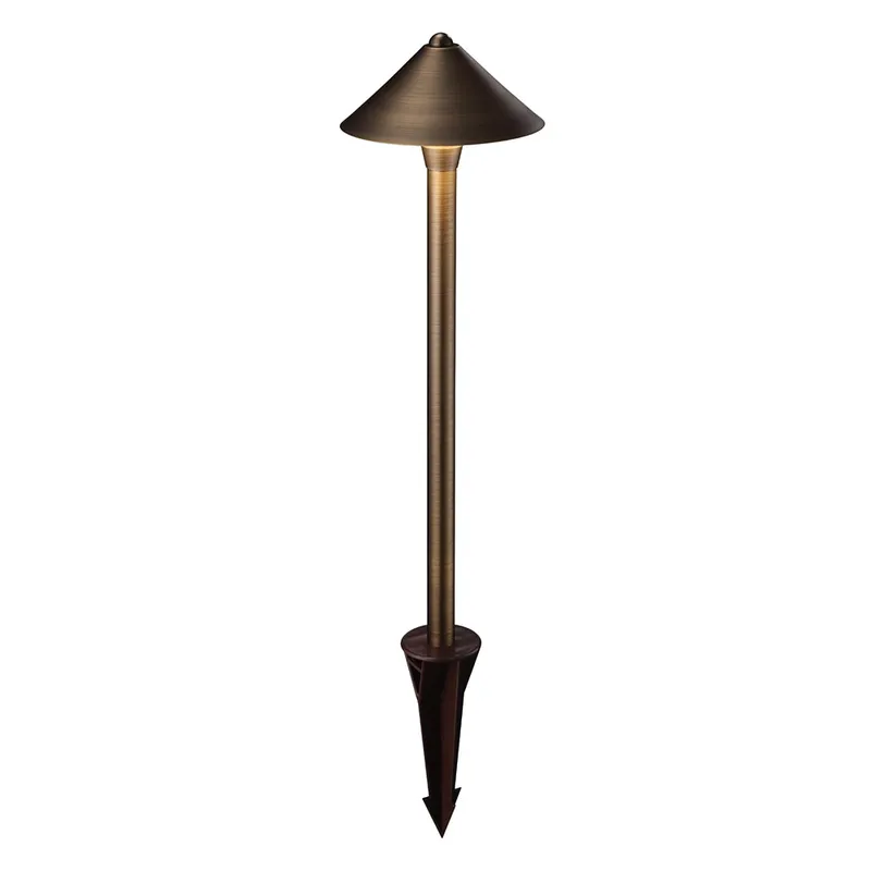 Premium USDL 21.5" Brass Path Lights - Lamp Ready — TORCHSTAR Lighting LED Bollards & Pathway Lights  
