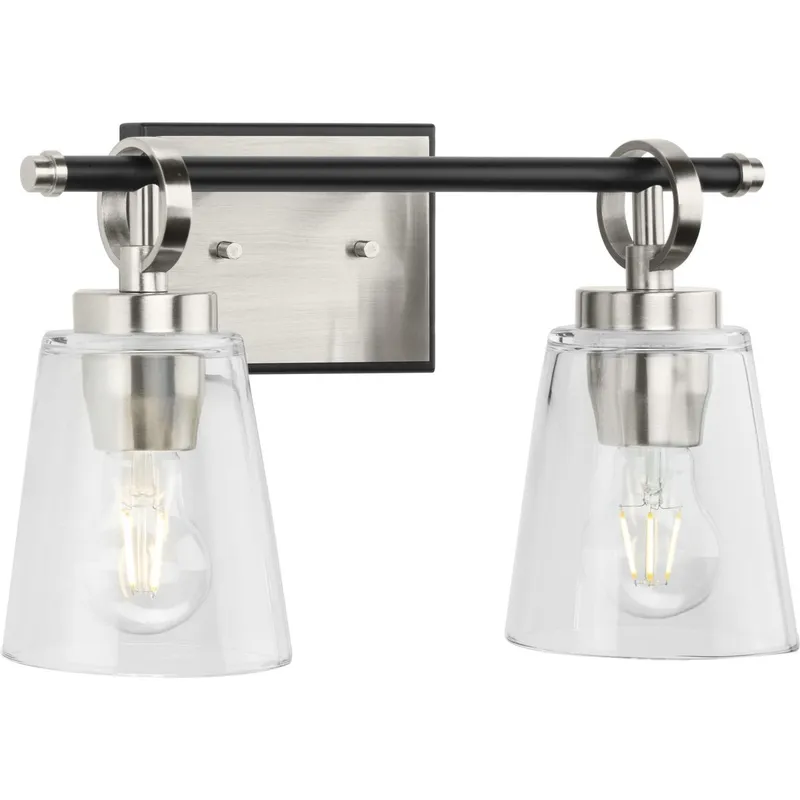 Cassell Collection Two-Light Bath & Vanity Light — Progress Lighting LED Wall Lights  