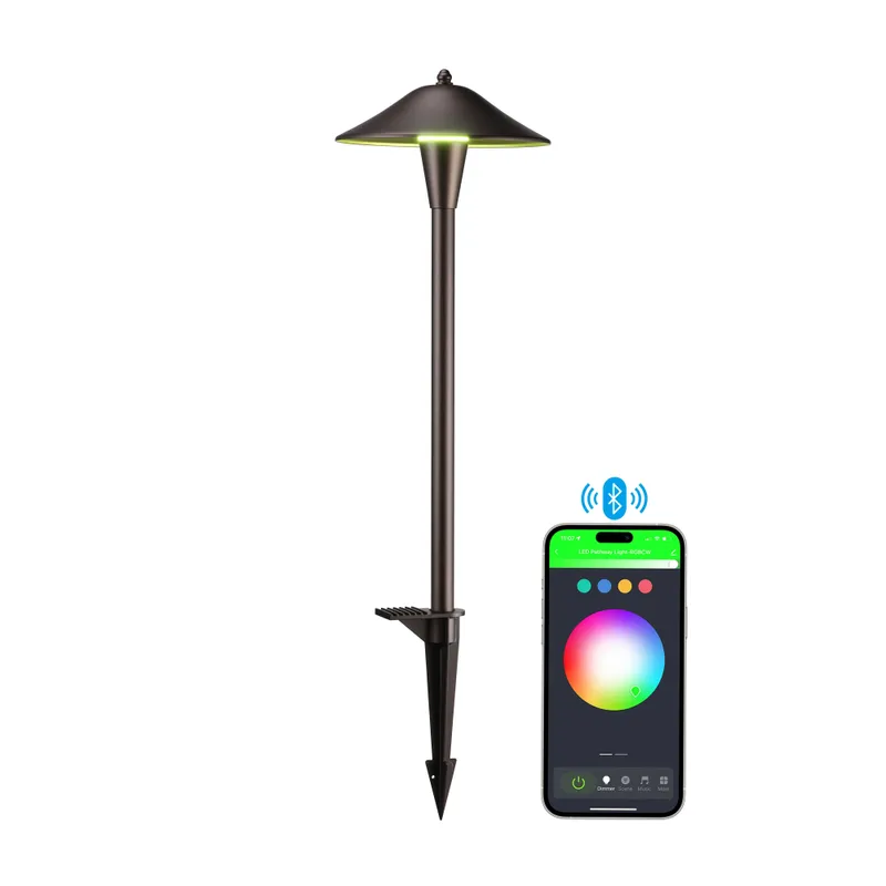 XGEN™ Smart LED Path Light - RGB Adjustable Color Temperature — TORCHSTAR Lighting LED Bollards & Pathway Lights  