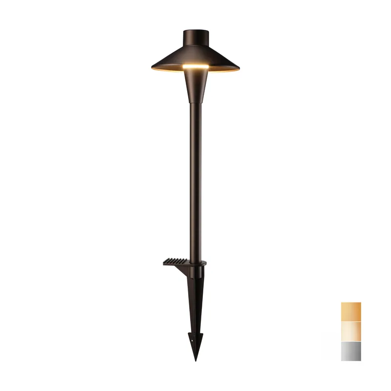 XGEN™ Piatto LED Path Light - Adjustable Color Temperature — TORCHSTAR Lighting LED Bollards & Pathway Lights  