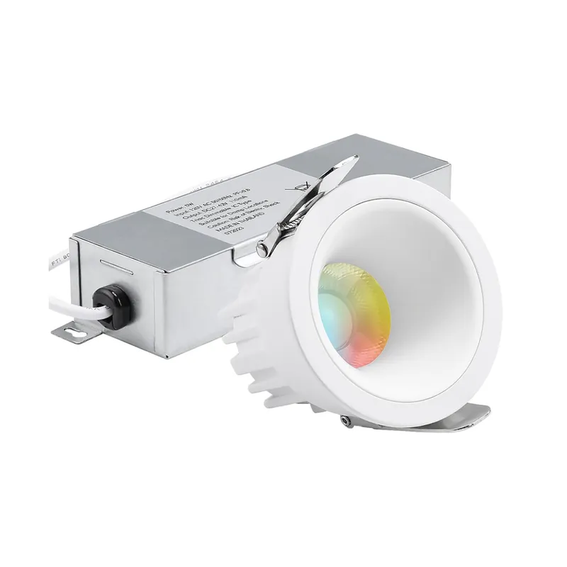 JN205C 5W 2" Anti-glare LED Recessed Lights - 5CCT — TORCHSTAR Lighting LED Downlights 5.0W 