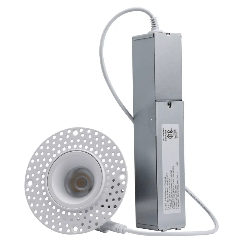 JT109C 1" 9W Trimless LED Recessed Lights - 5CCT — TORCHSTAR Lighting LED Downlights 9.0W 