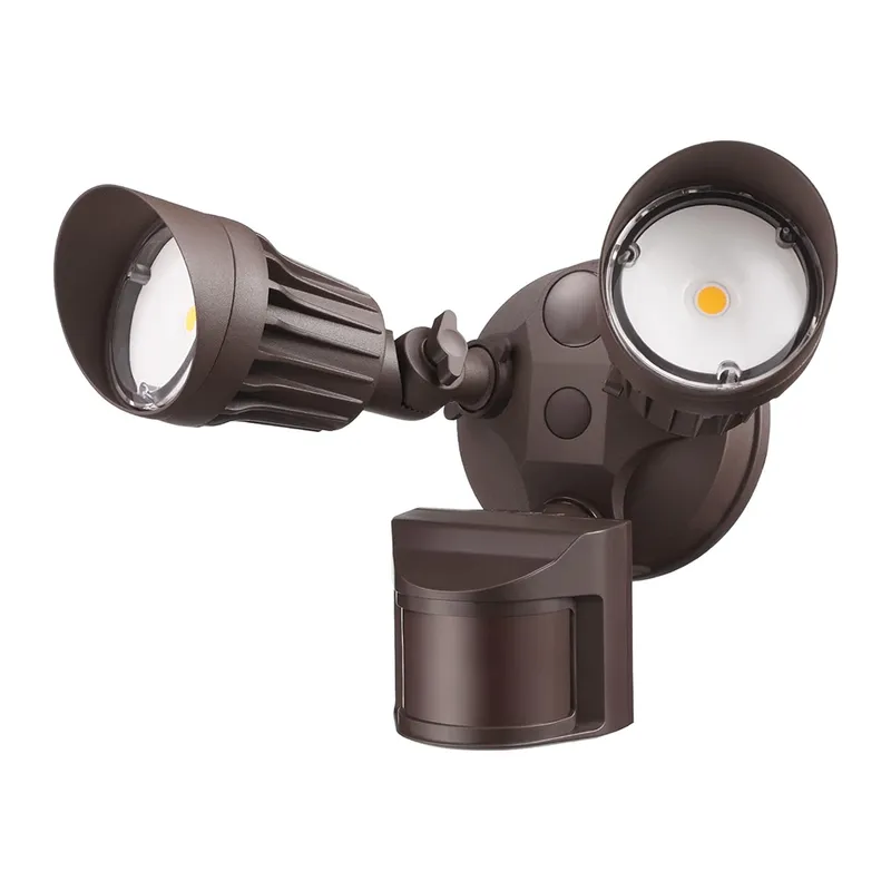 Watchman™ Dual-head 25W LED Security Light - 5000K — TORCHSTAR Lighting LED Bollards & Pathway Lights 25.0W 3000K