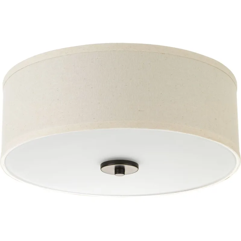 Inspire Collection One-Light 13" LED Flush Mount — Progress Lighting LED Post Top Lights  