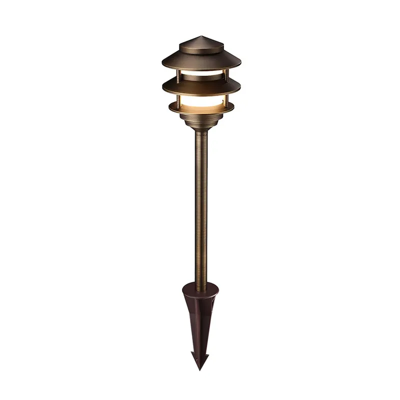 Premium PDBL 20.3" Brass Path Lights - Lamp Ready — TORCHSTAR Lighting LED General Lighting  