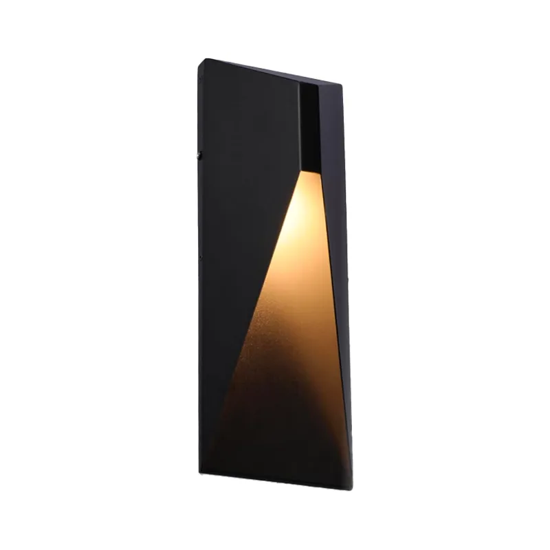 Noir Geometry™ Outdoor Wall Light -  - 14" 15W with 5CCT — TORCHSTAR Lighting LED Wall Lights 15.0W 