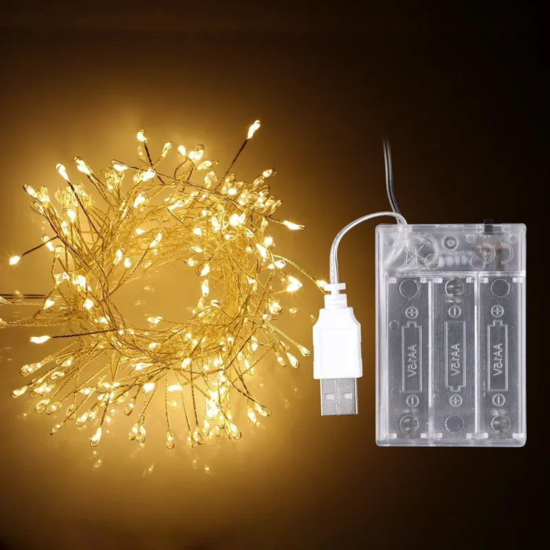 YuleGlow Copper Wire lights - Battery Powered — TORCHSTAR Lighting LED General Lighting  