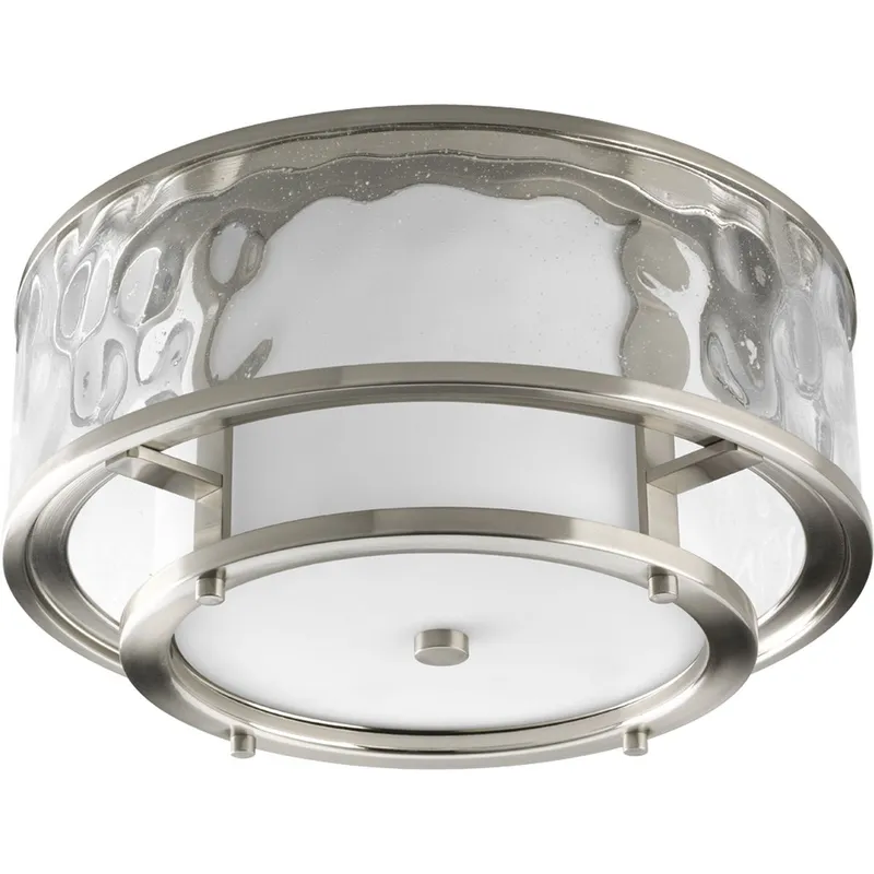 Bay Court Collection Two-Light 15" Flush Mount — Progress Lighting LED Post Top Lights  