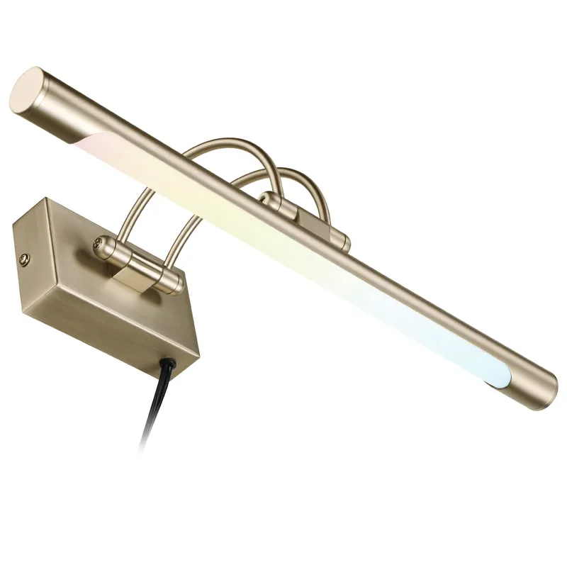 SignatureGlow+ Yellow Bronze Picture Lights - Arc Arm - Adjustable CCT — TORCHSTAR Lighting LED Wall Lights 8.0W 2700K