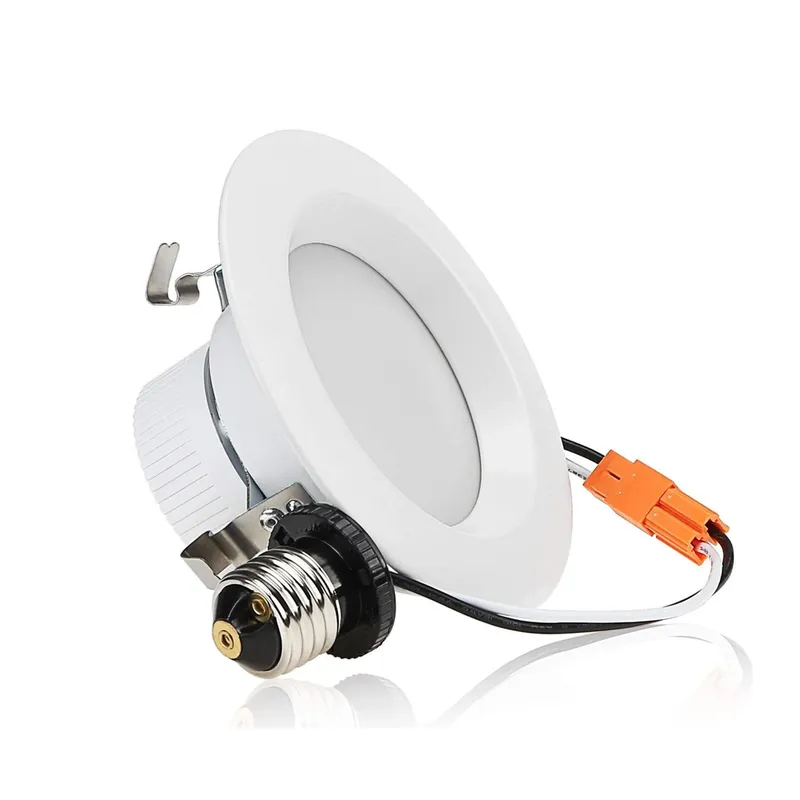StyleFlex 4" Trim-interchangable Retrofit LED Recessed Light - DL 10W Dimmable with Interchangeable Trim — TORCHSTAR Lighting LED Downlights 10.0W 2700K