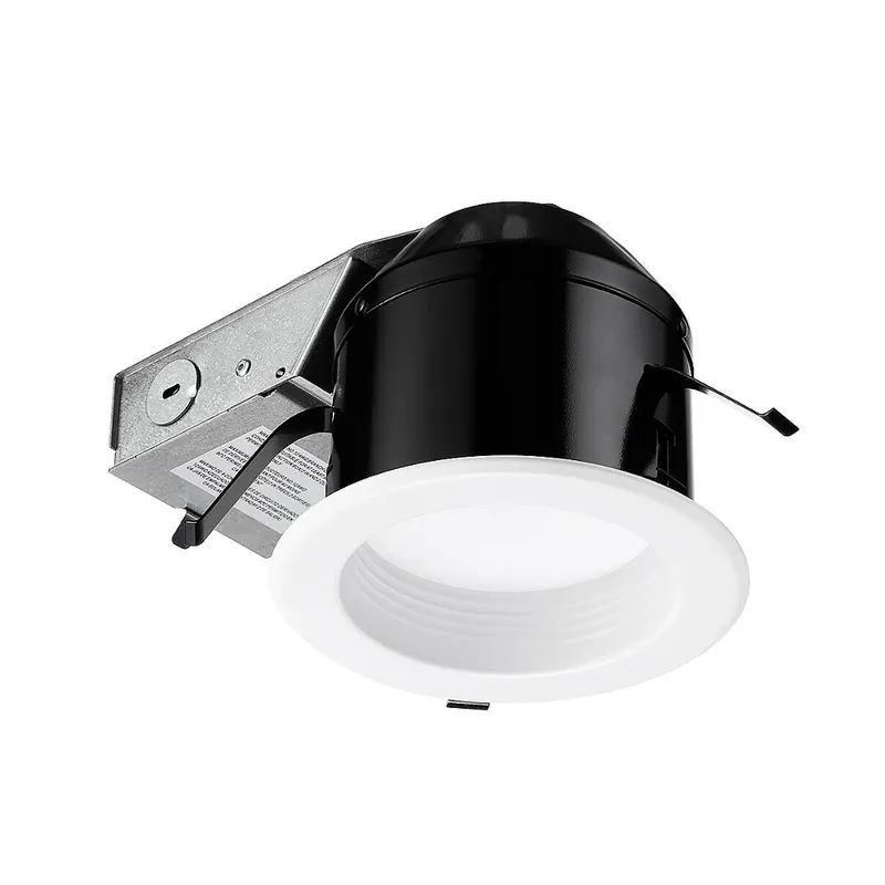 Baffit 4" Remodeling Glare-free LED Recessed Light Kit - 10W Dimmable with Baffle Trim and Housing — TORCHSTAR Lighting LED Downlights 10.0W 3000K