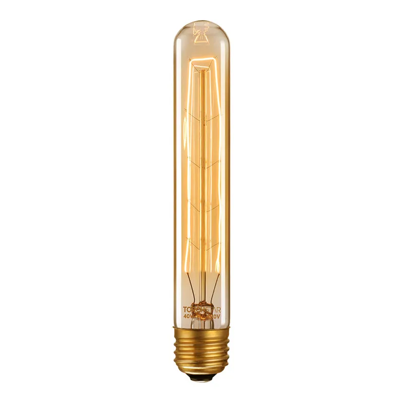 GoldenEra Classic 40W T10/T30 Filament Vintage Bulbs - E26 Base - 2200K Amber Warm — TORCHSTAR Lighting LED Bulbs & Lamps 40.0W 2200K