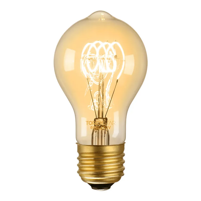 GoldenEra Classic 60W A19 Filament Vintage Bulbs - E26 Base - 2700K Soft White — TORCHSTAR Lighting LED Bulbs & Lamps 60.0W 2700K