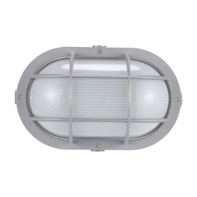 Bulkhead 8.5“ Outdoor Wall Sconce - Light Grey - Dimmable & 10/20W Brightness Selectable — TORCHSTAR Lighting LED Wall Lights 20.0W 3000K