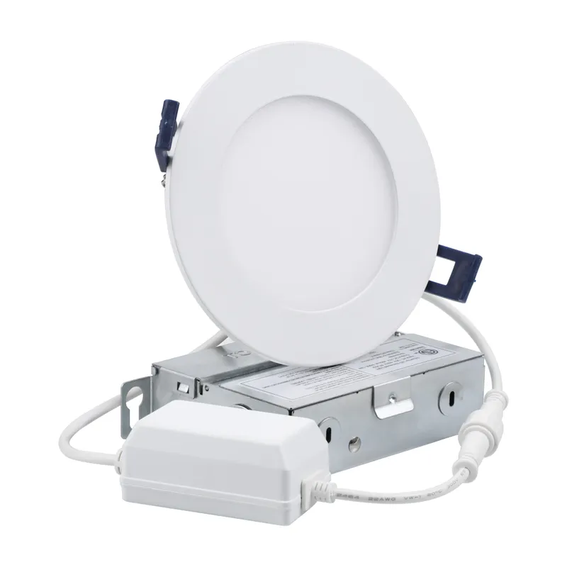 LITEdge 4" Smart Ultra-thin Canless LED Recessed Light - SDL 8W Dimmable RGBCW 1/2" Thick — TORCHSTAR Lighting LED Downlights 8.0W 