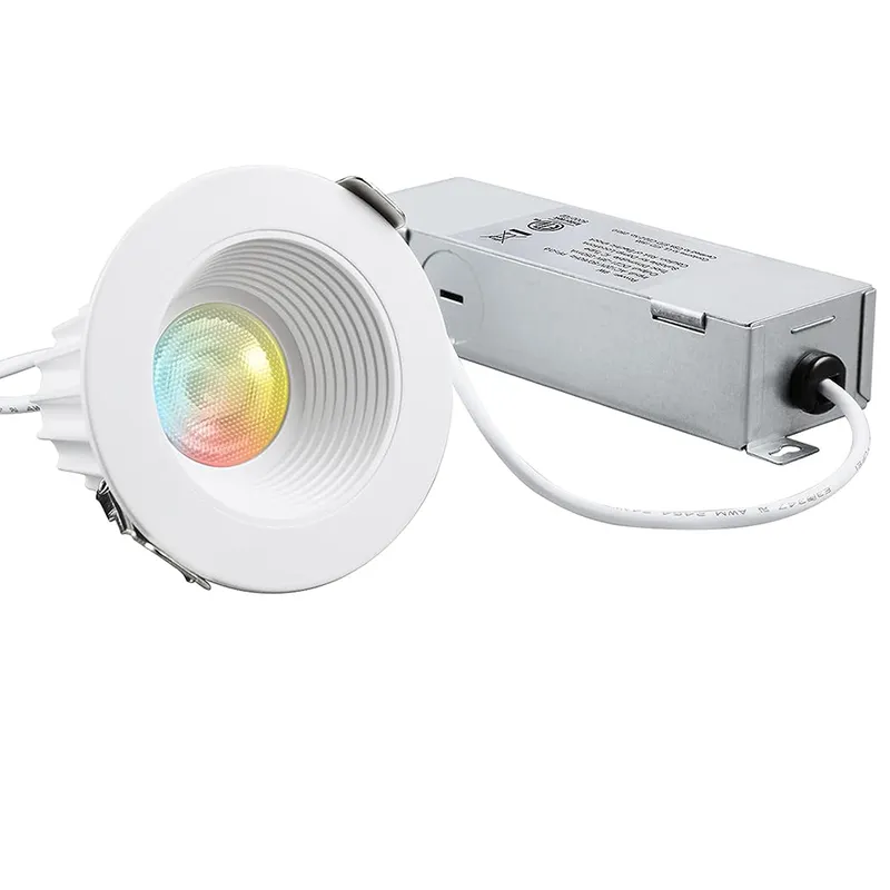 Bafflux 2" Glare-free LED Recessed Light - 9W Dimmable with Baffle Trim — TORCHSTAR Lighting LED Downlights 9.0W 3000K