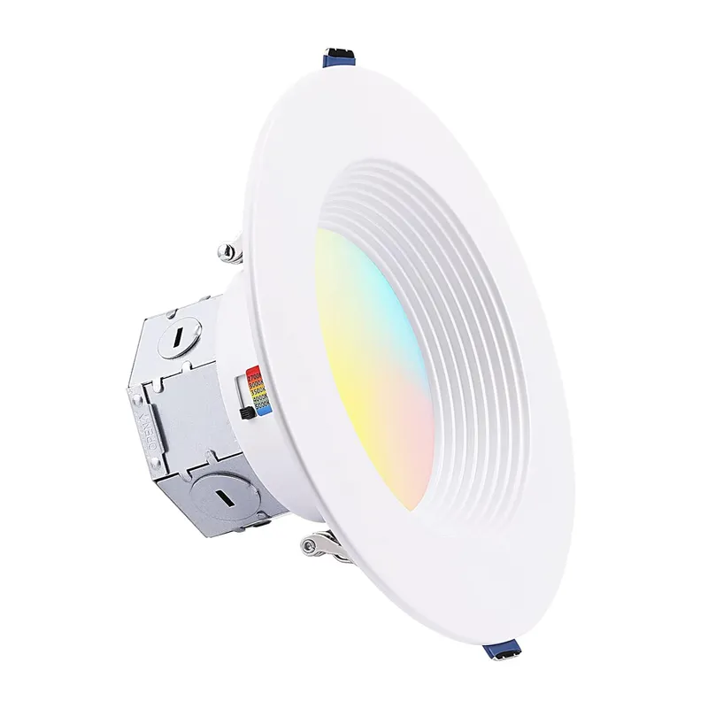 Bafflux 6" Glare-free LED Recessed Light - 15W Dimmable with Baffle Trim — TORCHSTAR Lighting LED Downlights 15.0W 