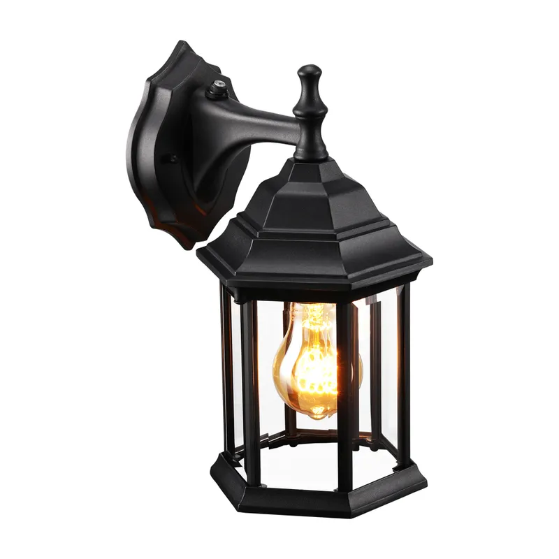 Hexagen™ 11" Outdoor Wall Lantern - 100W with E26 Socket Included — TORCHSTAR Lighting LED Wall Lights 100.0W 