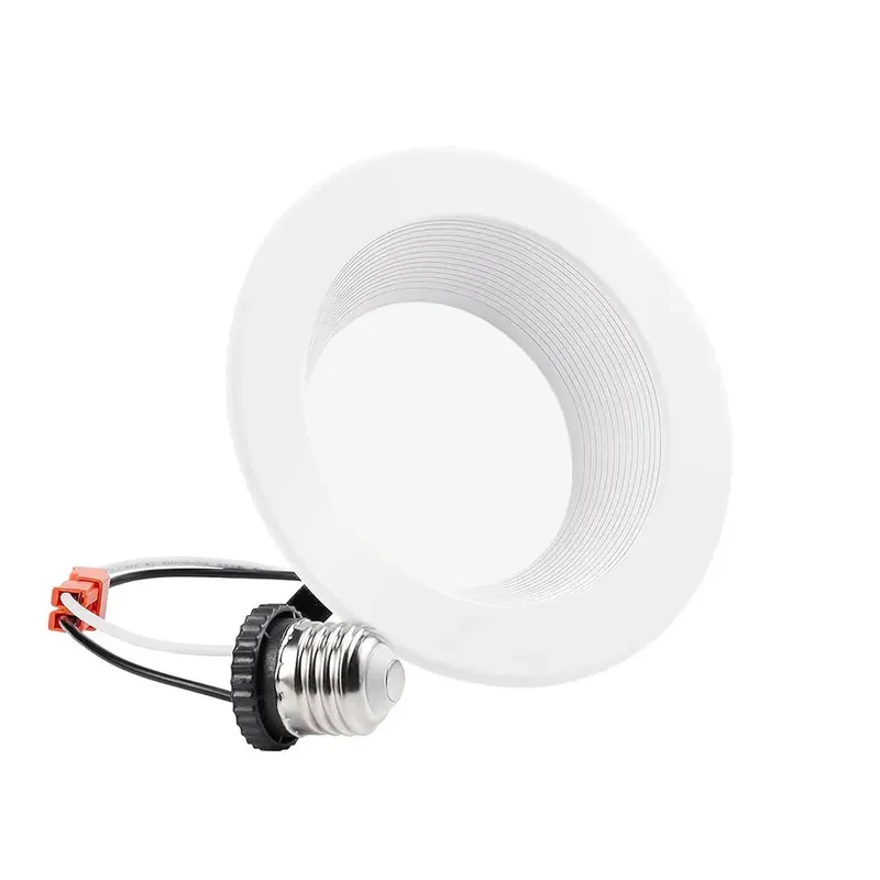Baffit 4" Glare-free Retrofit LED Recessed Light - 10W Dimmable with Baffle Trim — TORCHSTAR Lighting LED Downlights 10.0W 2700K