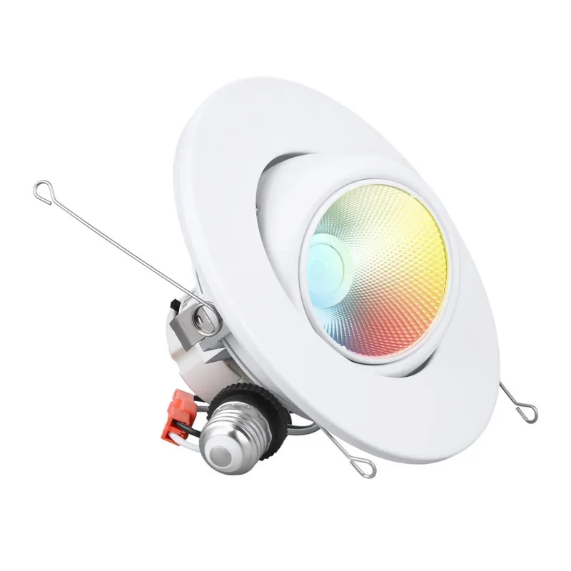 Rotatofit 6" Gimbal Retrofit LED Recessed Lights - DL 12W Dimmable with Narrow Beam Angle — TORCHSTAR Lighting LED Downlights 12.0W 2700K