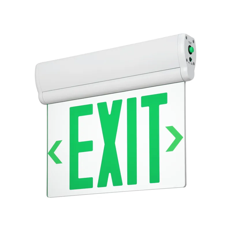 LitClear Indoor Exit Sign - Green Letters — TORCHSTAR Lighting LED Exit & Emergency  