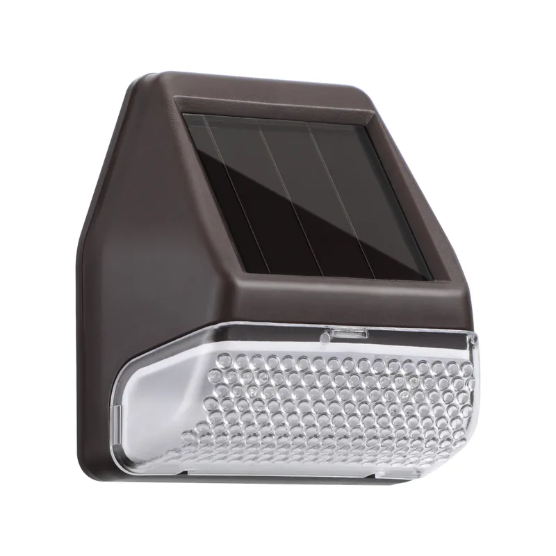 Luminex Solar Powered Mini Wall Light - Bronze - 4000K — TORCHSTAR Lighting LED Wall Lights 12.0W 4000K