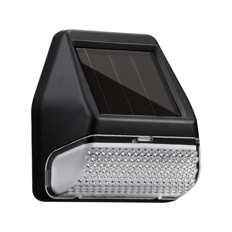 Luminex Solar Powered Mini Wall Light - Black - 4000K — TORCHSTAR Lighting LED Wall Lights 12.0W 4000K