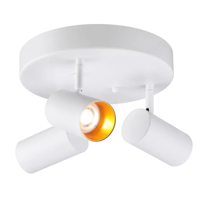 LuminCore 3-Heads LED Ceiling Spot Lights - White- Adjustable CCT — TORCHSTAR Lighting LED Ceiling Lights 36.0W 