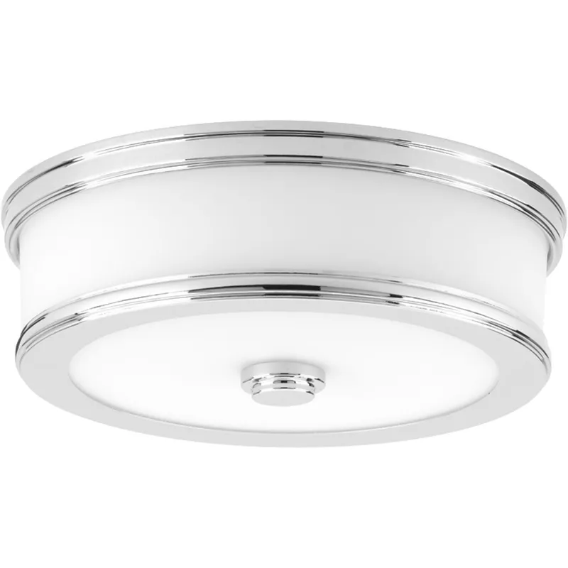 Bezel Collection 10" LED Flush Mount — Progress Lighting LED Post Top Lights  