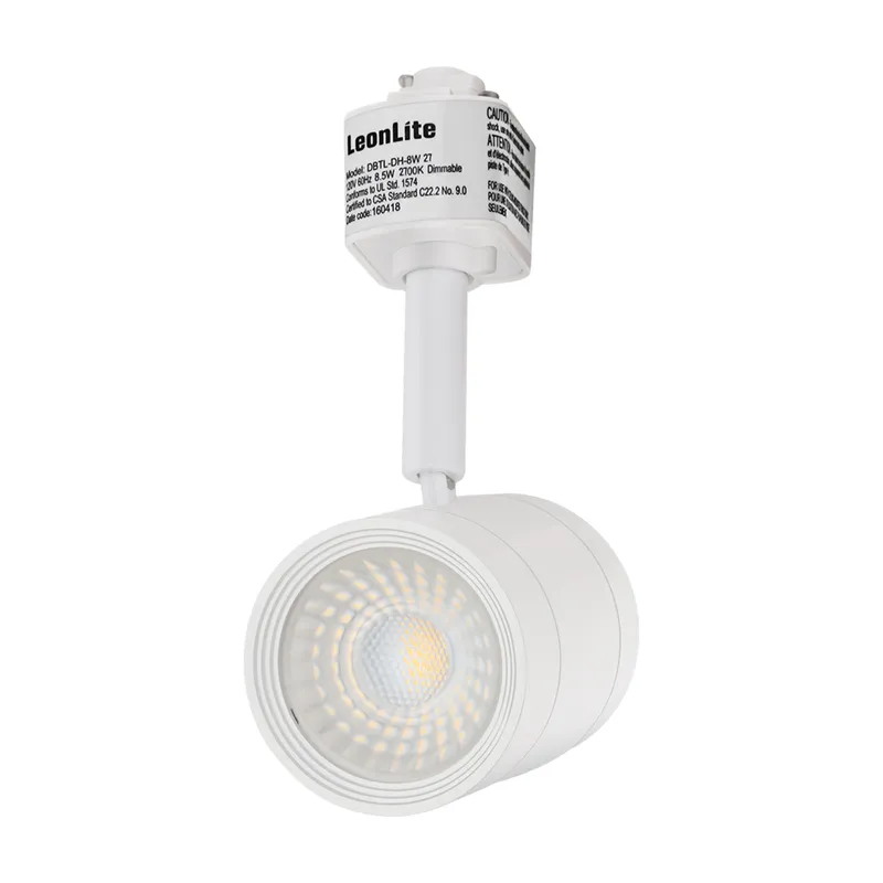 Radiant™ 8W LED Track Light - White - 2700K/4000K — TORCHSTAR Lighting LED Ceiling Lights 8.0W 2700K
