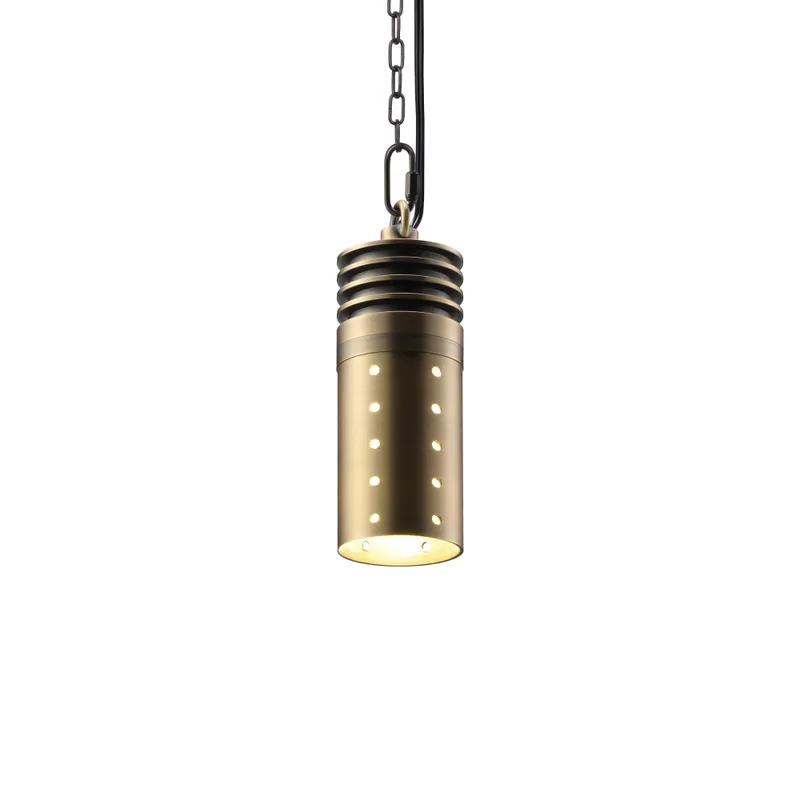 Scheletro 12V Outdoor Pendant & Patio Light - Brass Yellow - 2700K — TORCHSTAR Lighting LED Pendant Lights  2700K