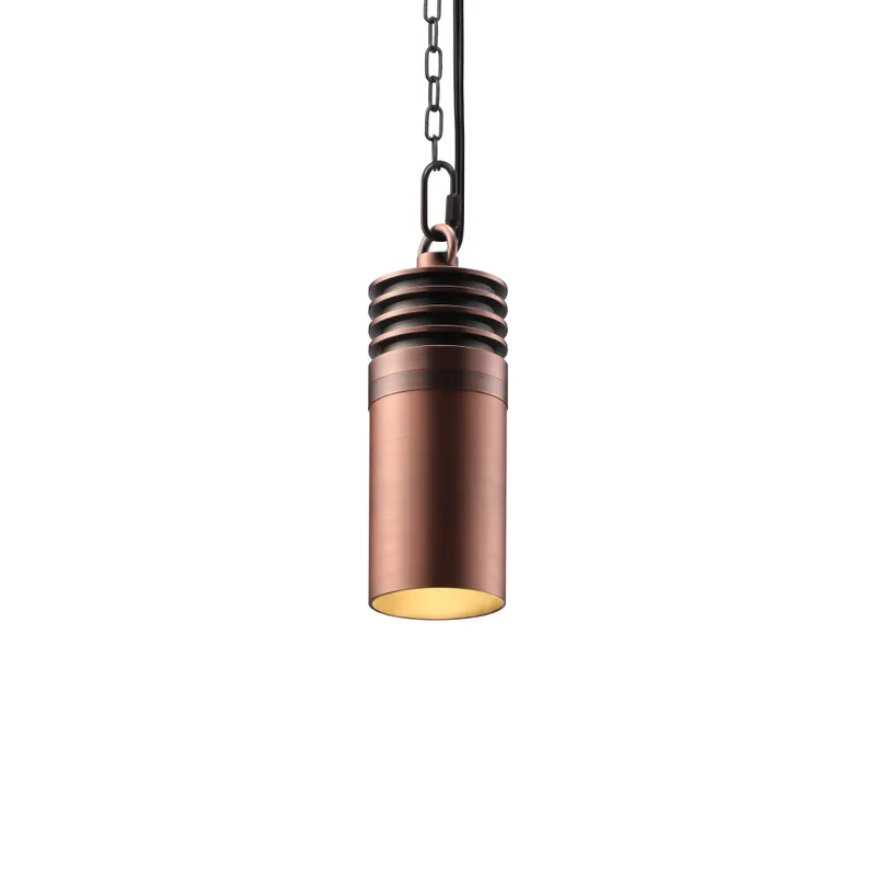 Cilindrico 12V Outdoor Pendant & Patio Light - Red Bronze - 2700K — TORCHSTAR Lighting LED Pendant Lights  2700K